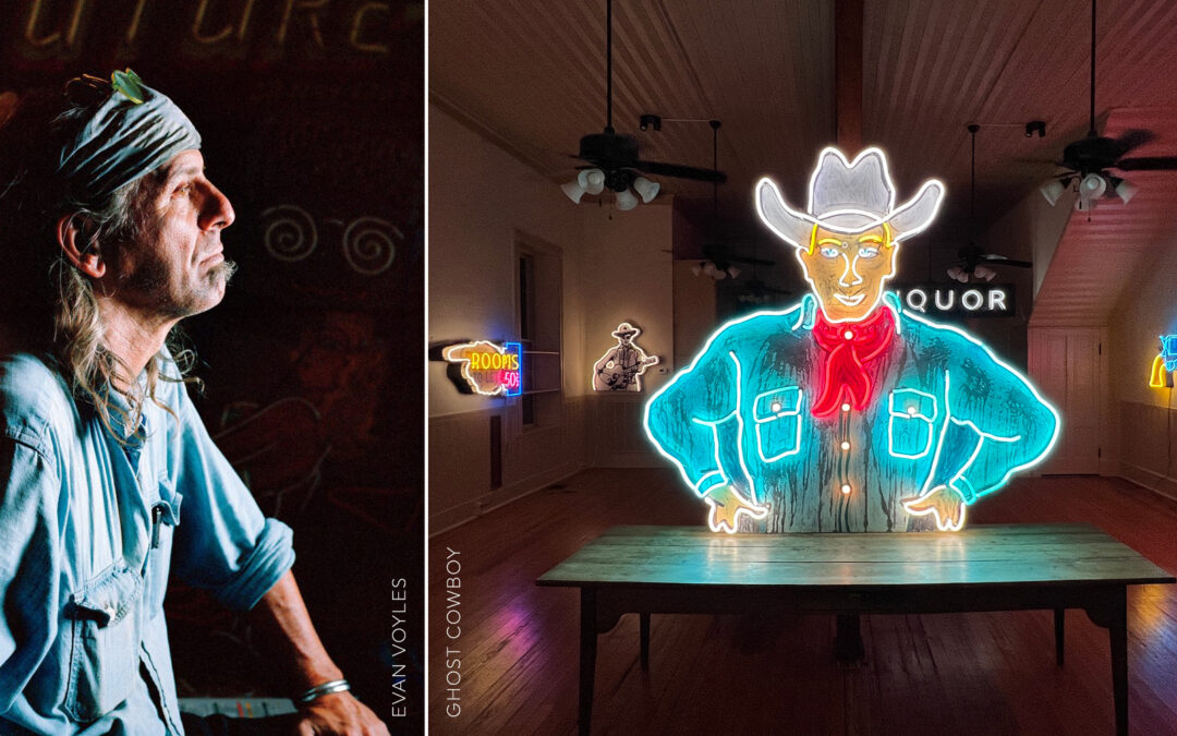 Evan Voyles’ Neon Saloon Exhibit Reception